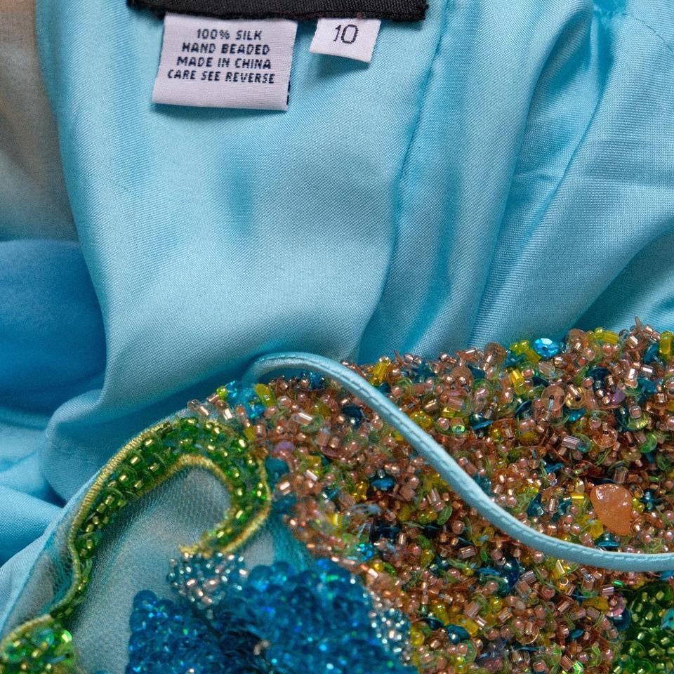 Fairytale ocean blossom dress (S, S/M)