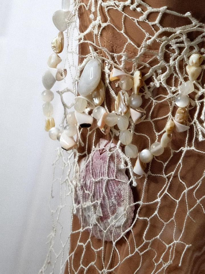 Nude reworked mermaid corset (36/80)