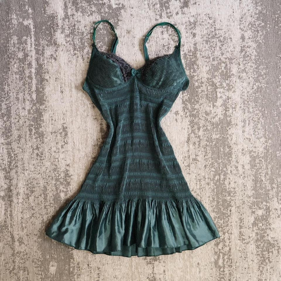 Teal lagoon Italian babydoll (M, M/L, L)