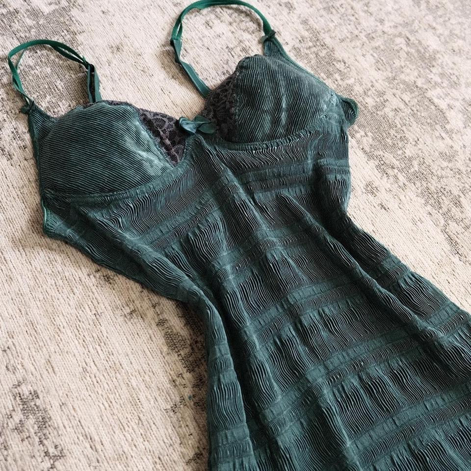 Teal lagoon Italian babydoll (M, M/L, L)