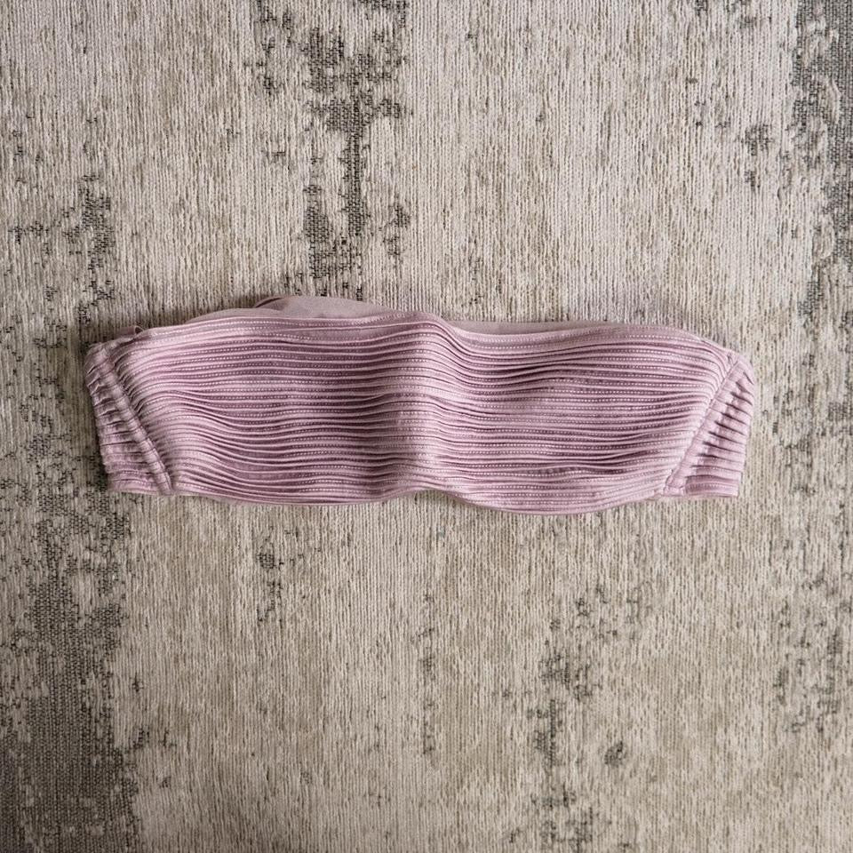 La Perla blush pleated balconette (36B/80B)