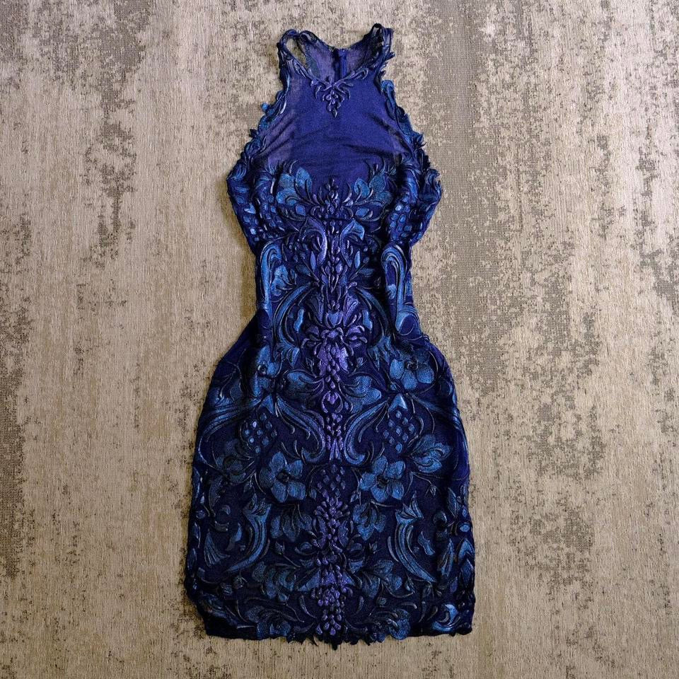 Ema Savahl royal blue mini dress (S, S/M, M)
