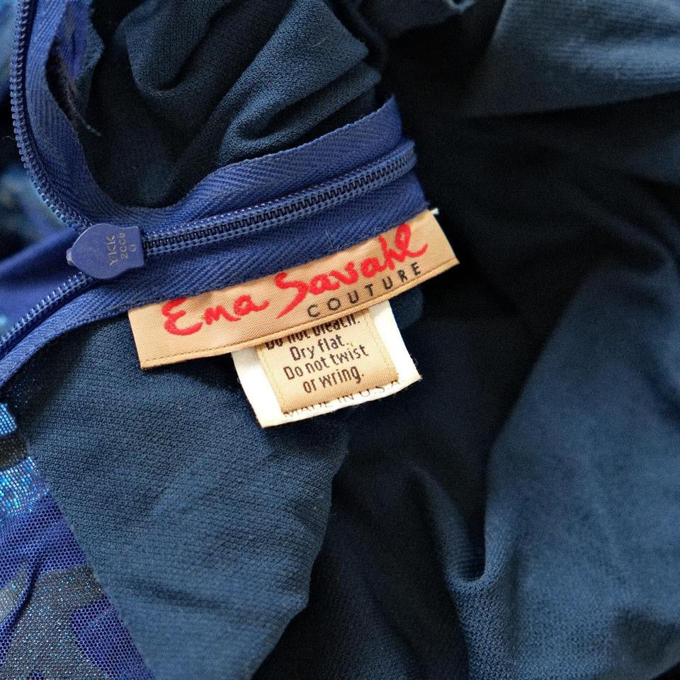 Ema Savahl royal blue mini dress (S, S/M, M)