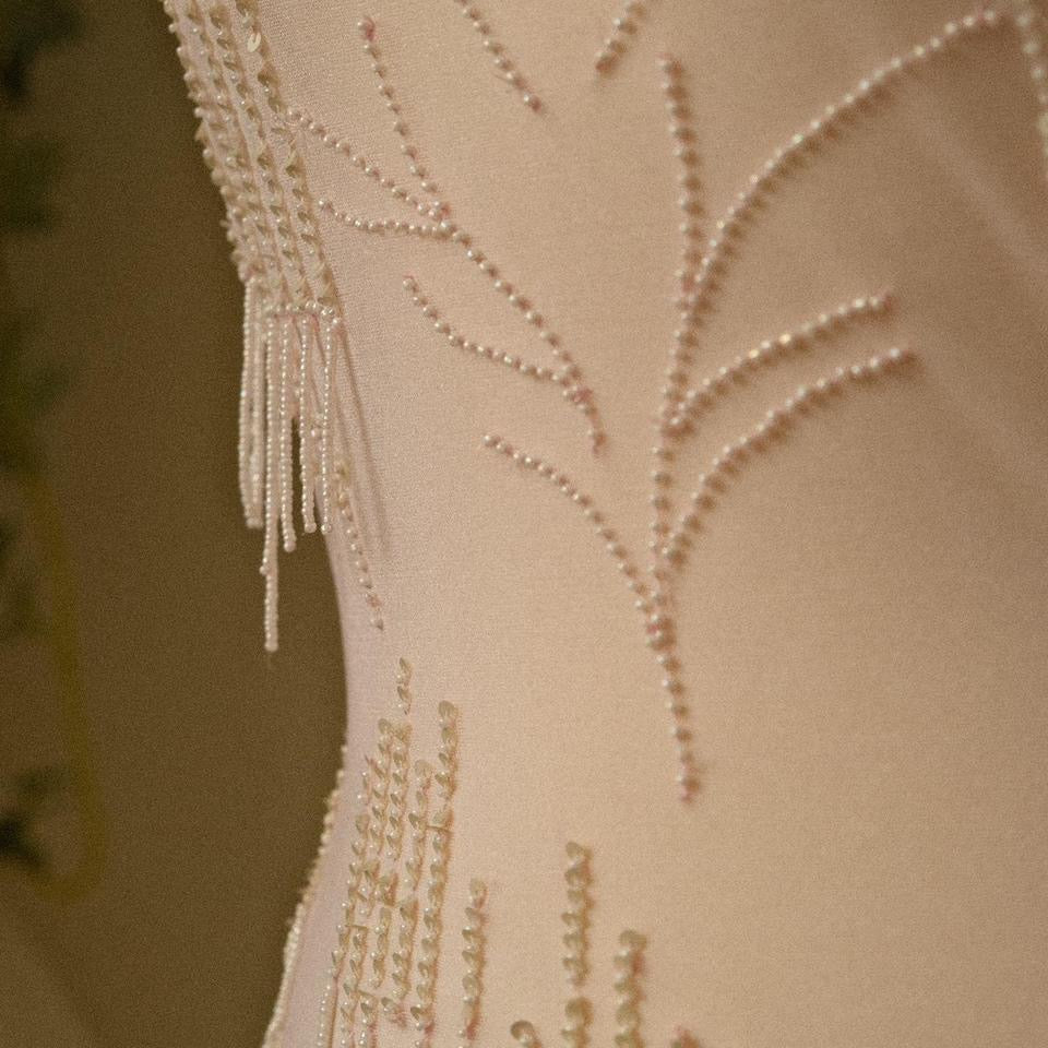 Sheer pastel pink romance dress (M, M/L)