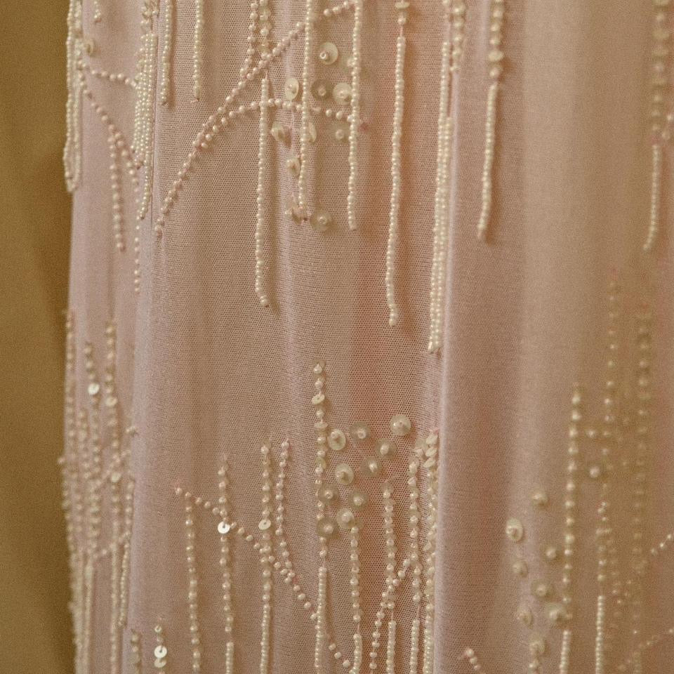 Sheer pastel pink romance dress (M, M/L)