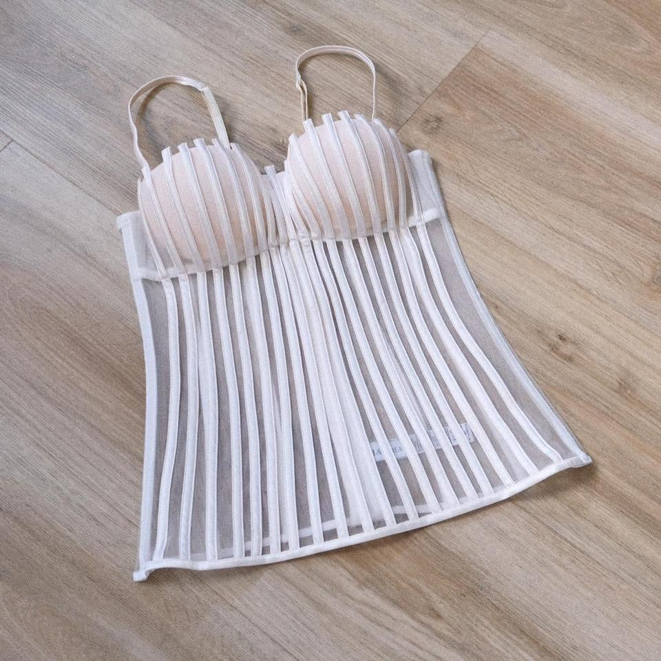 La Perla Graphique corset top (32B/70B)