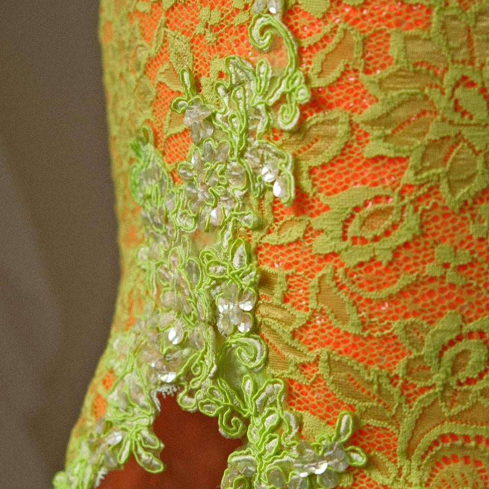 The melon fever English designer corset dress (XS-S/M)