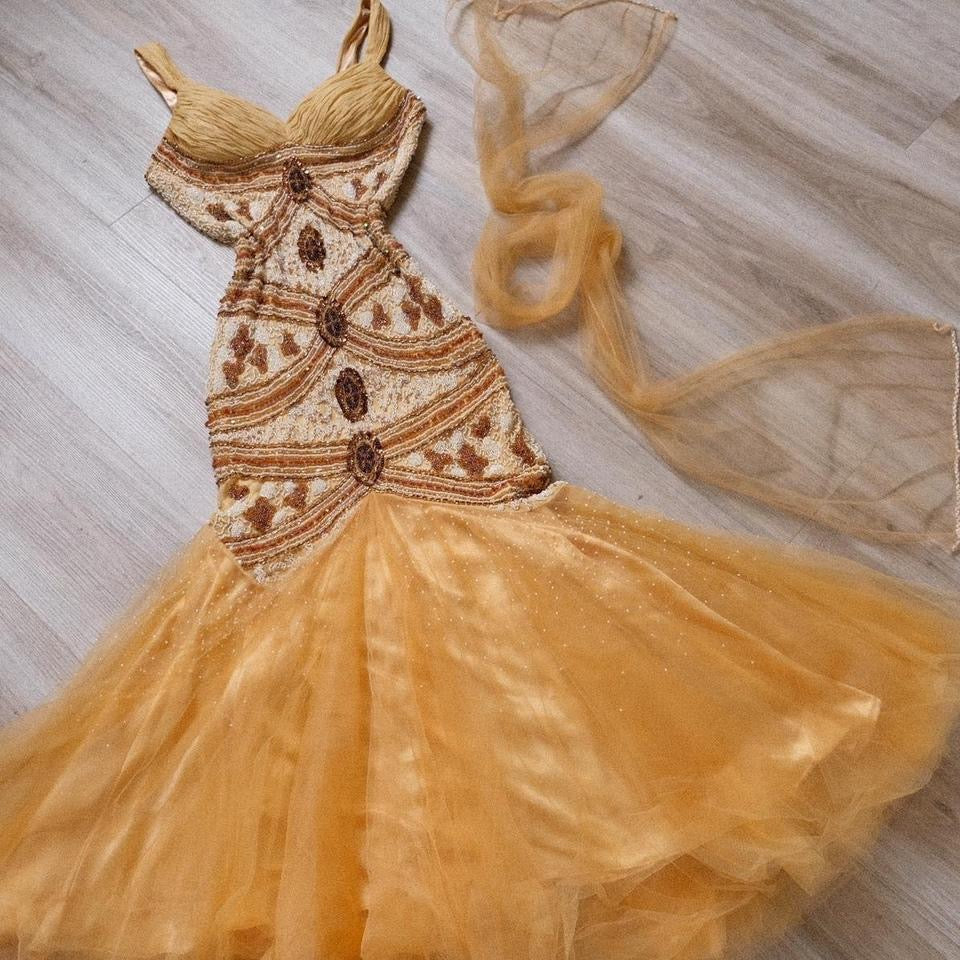 The sunset majesty evening dress (S/M)