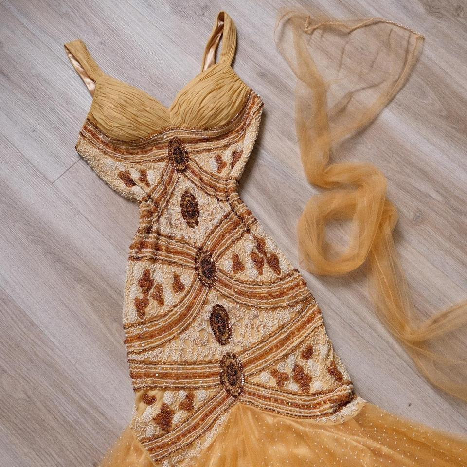 The sunset majesty evening dress (S/M)