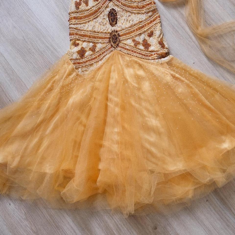 The sunset majesty evening dress (S/M)