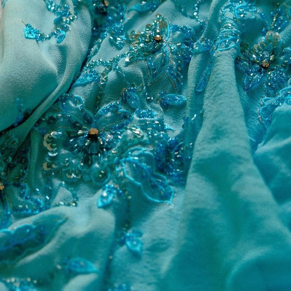 The oceanic mist marina dress (S/M, M)