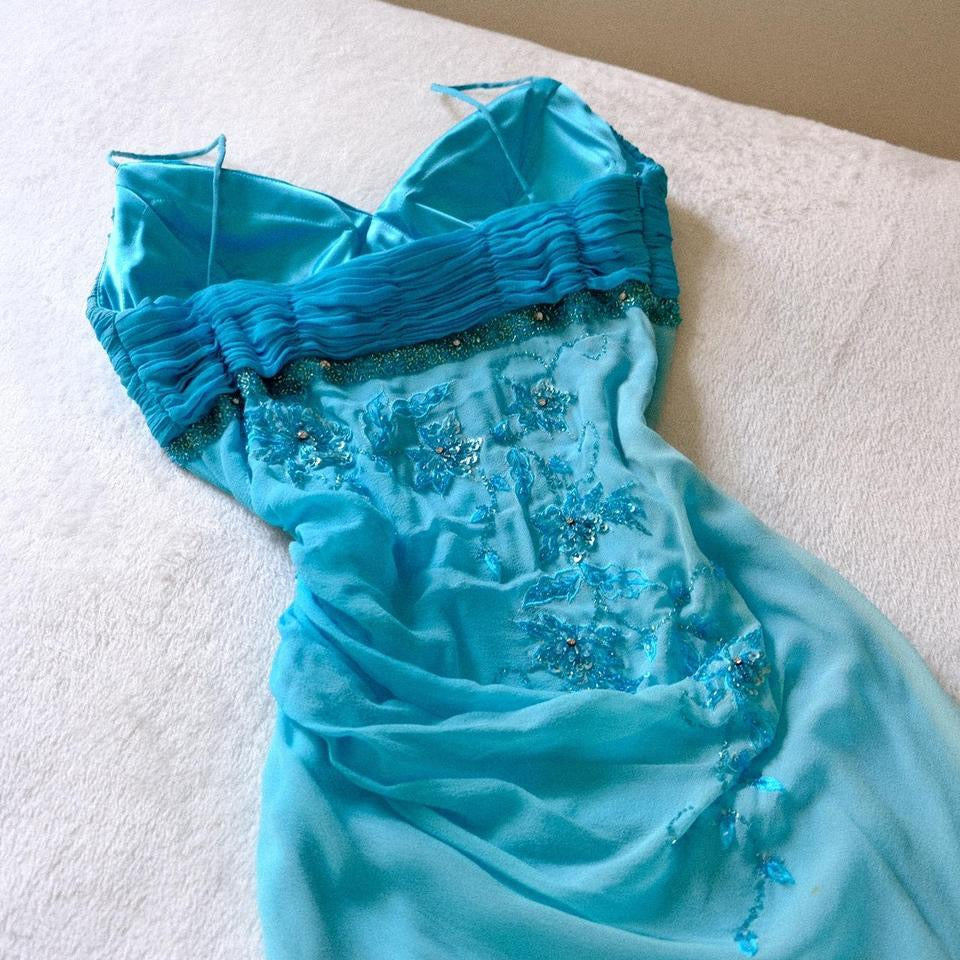 The oceanic mist marina dress (S/M, M)