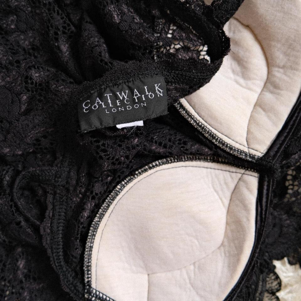 Black lace romance dress (S, S/M, M)