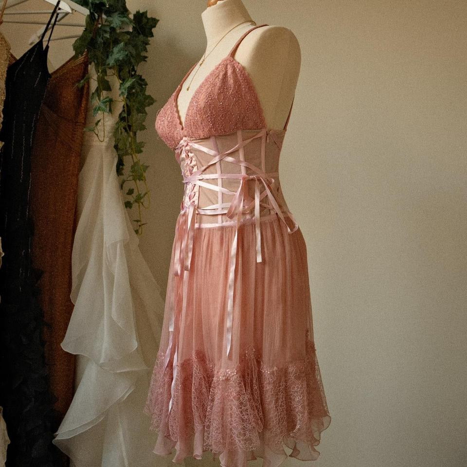 Blushing fairy dress (S/M, M)