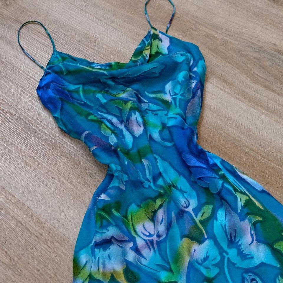 Vibrant tropical breeze dress (XS/S, S)