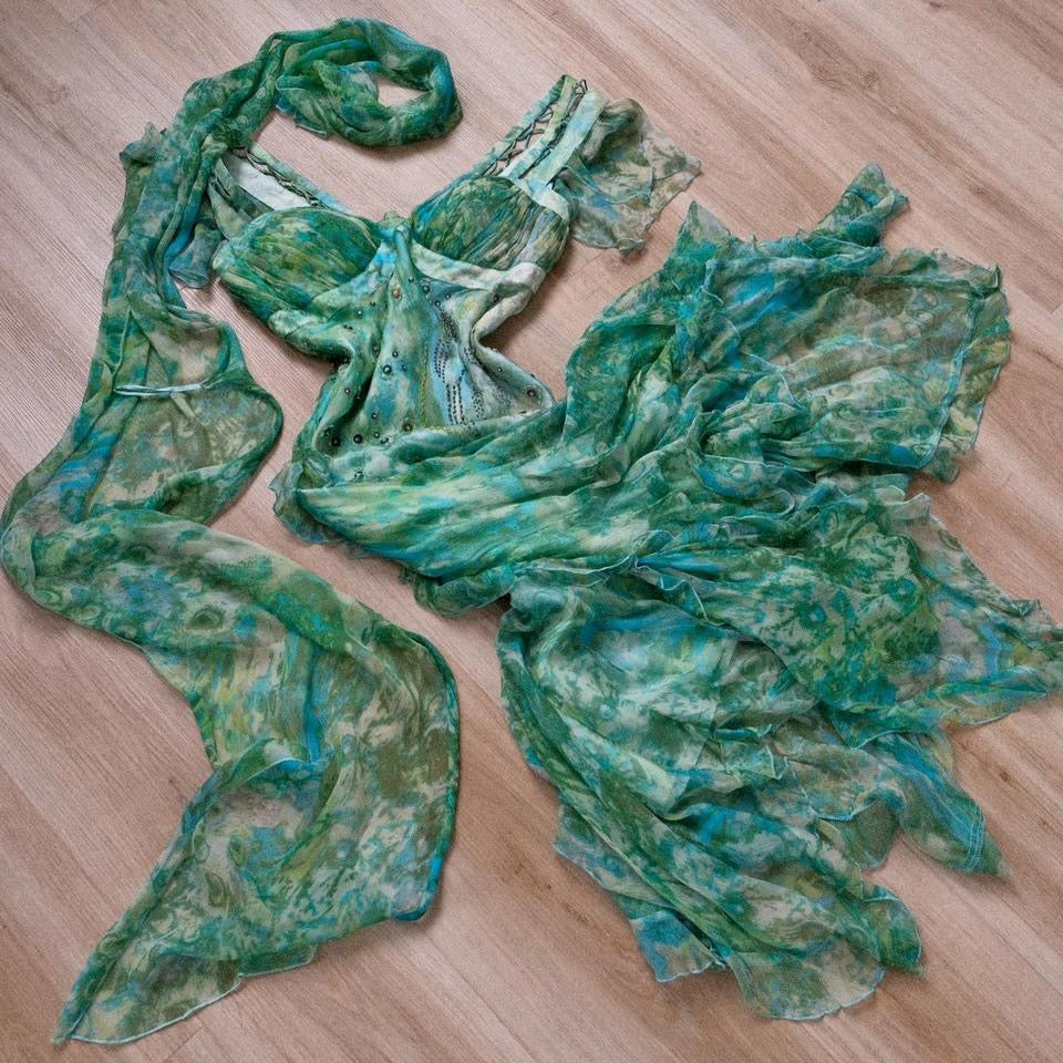 The mystic garden dress (L, L/XL, XL)