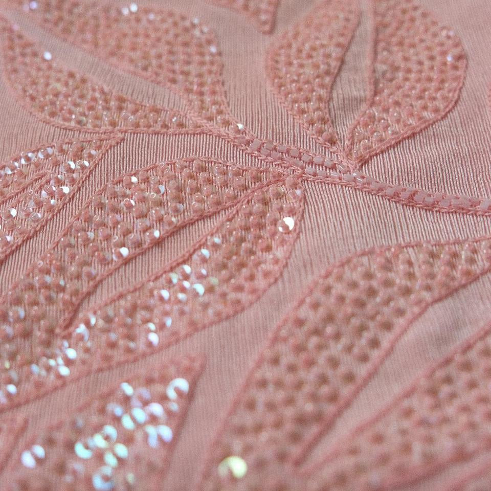 Pastel pink shimmer dress (M, M/L, L)