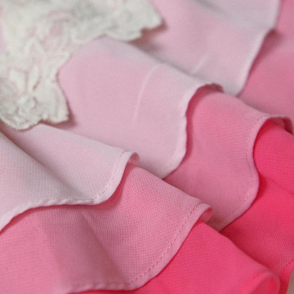 Barbiecore pink babydoll (M, M/L)