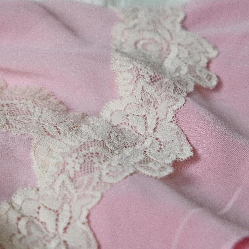 Barbiecore pink babydoll (M, M/L)