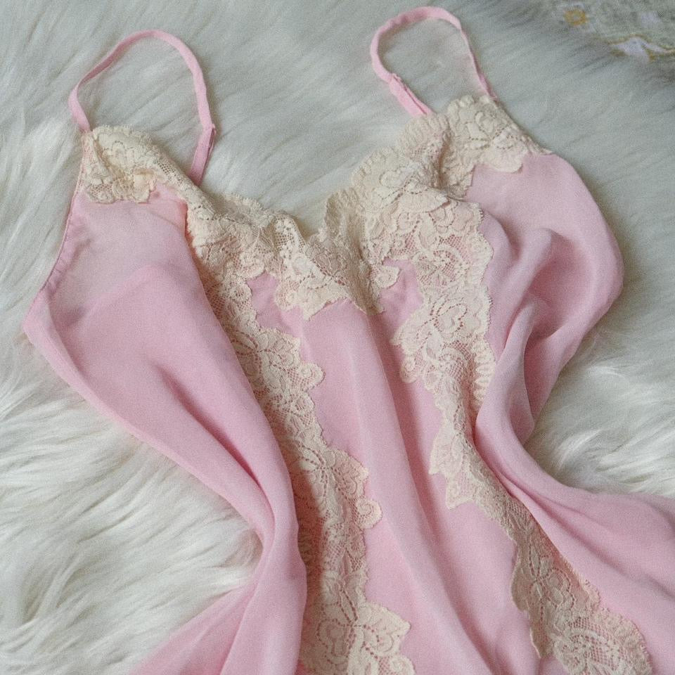 Barbiecore pink babydoll (M, M/L)