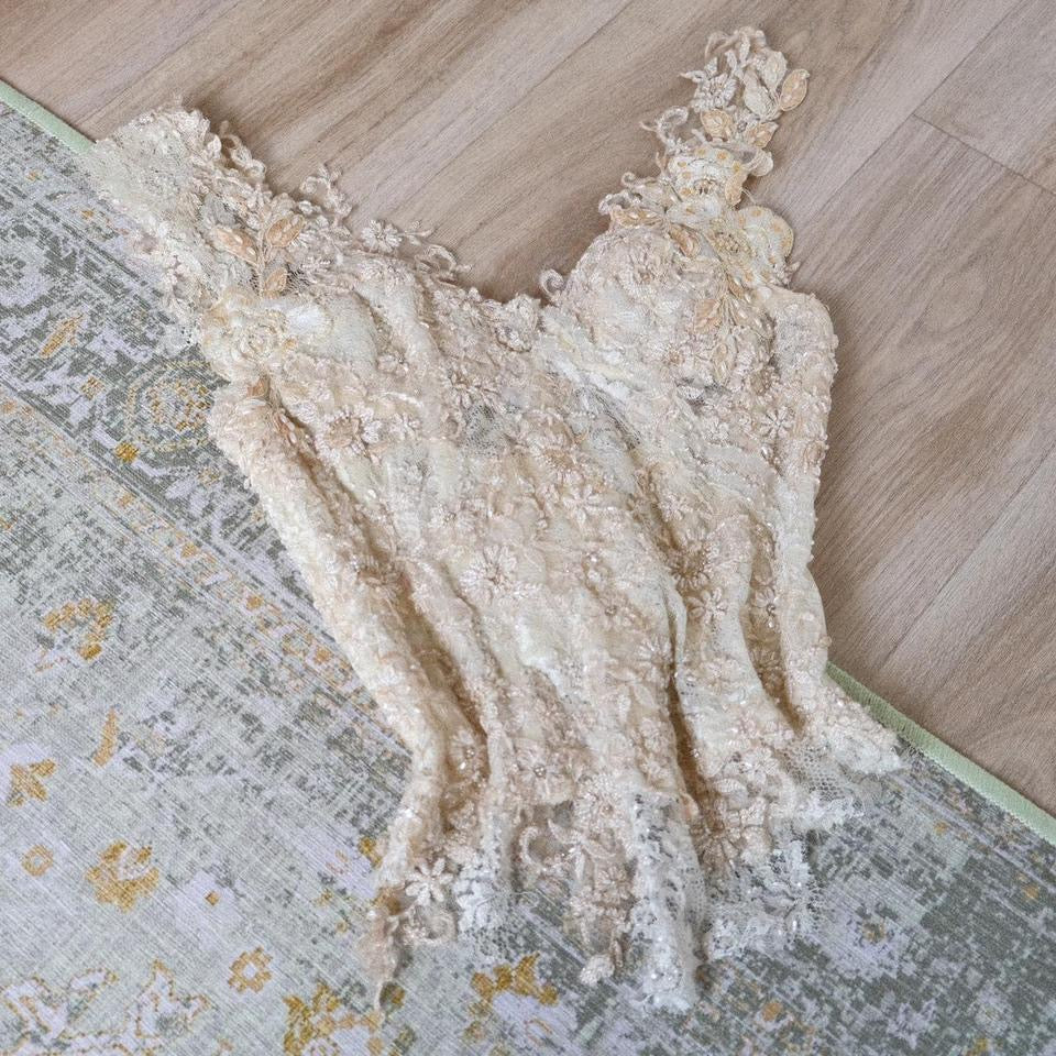 Fairycore bridal handmade corset (XS/S, S)