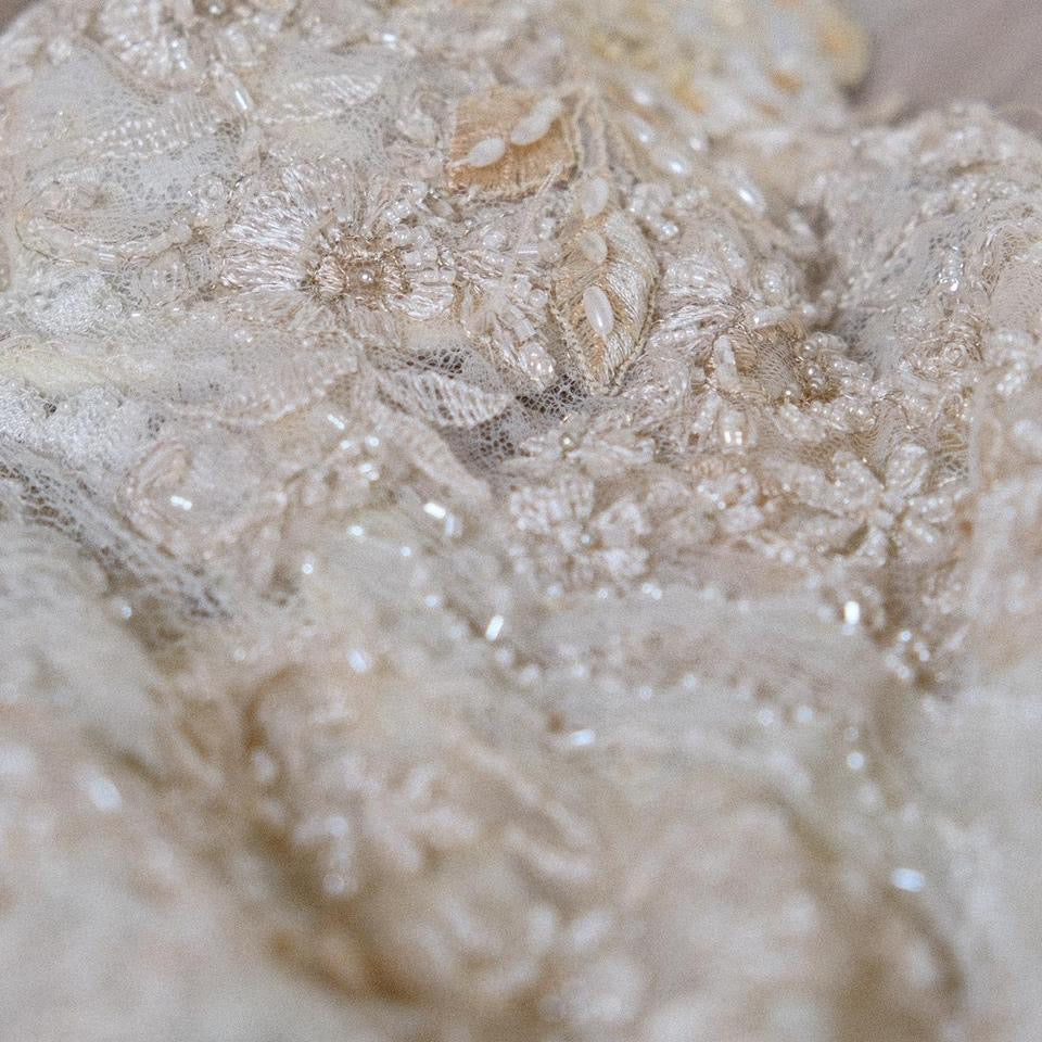 Fairycore bridal handmade corset (XS/S, S)