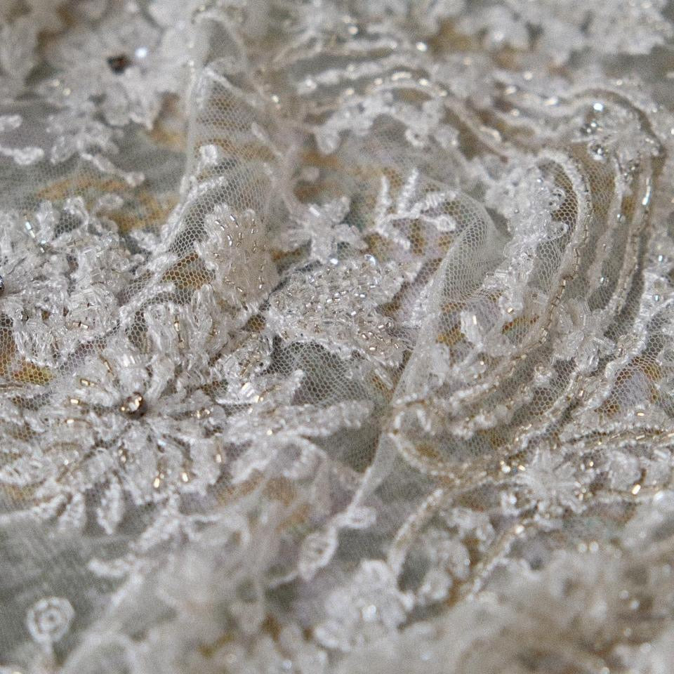 Princess bustier wedding gown (S/M)