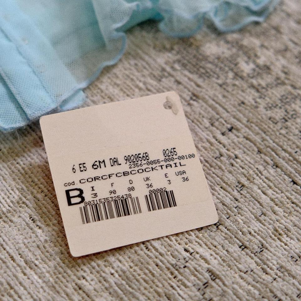 Srawberry skies corset (80B/36B)