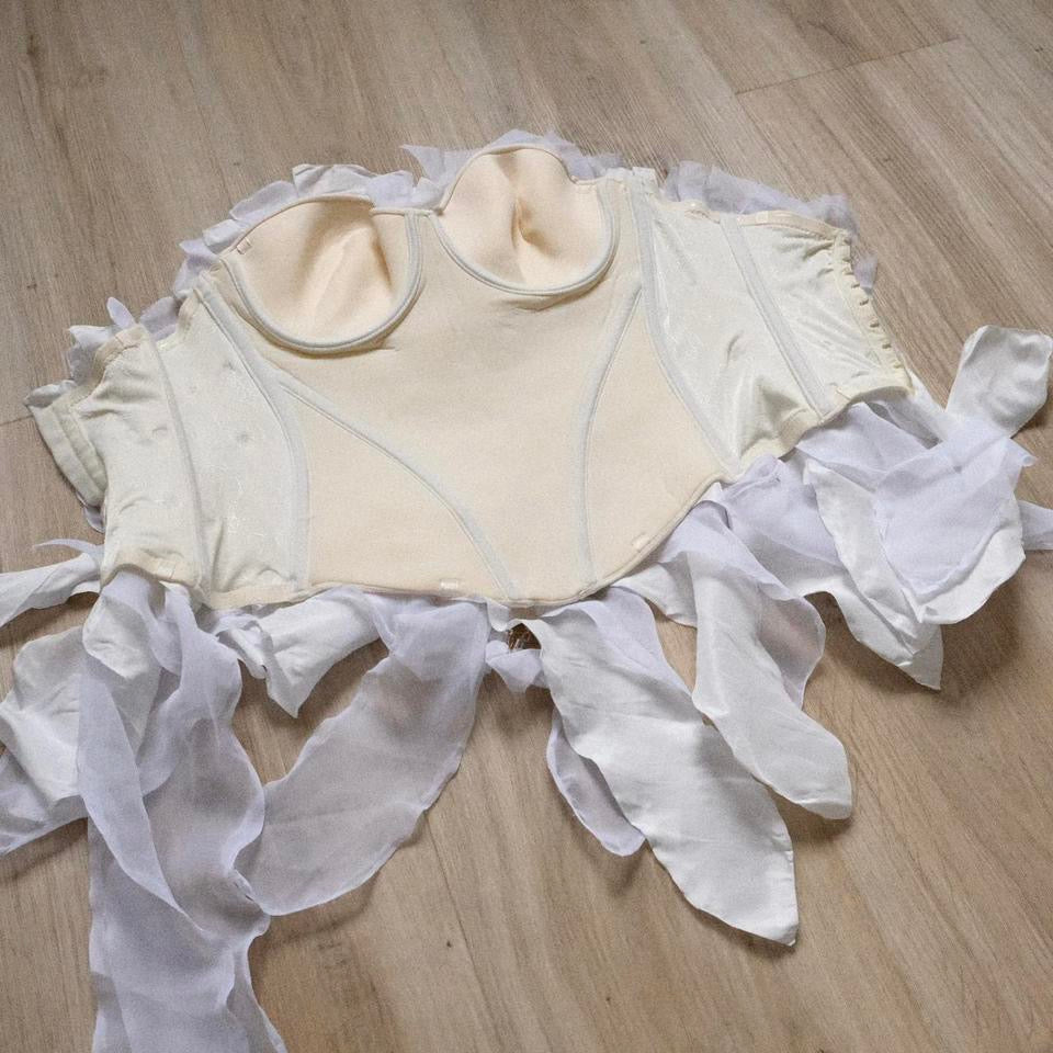 Magical fairy bridal bustier (XS/S, C cup)