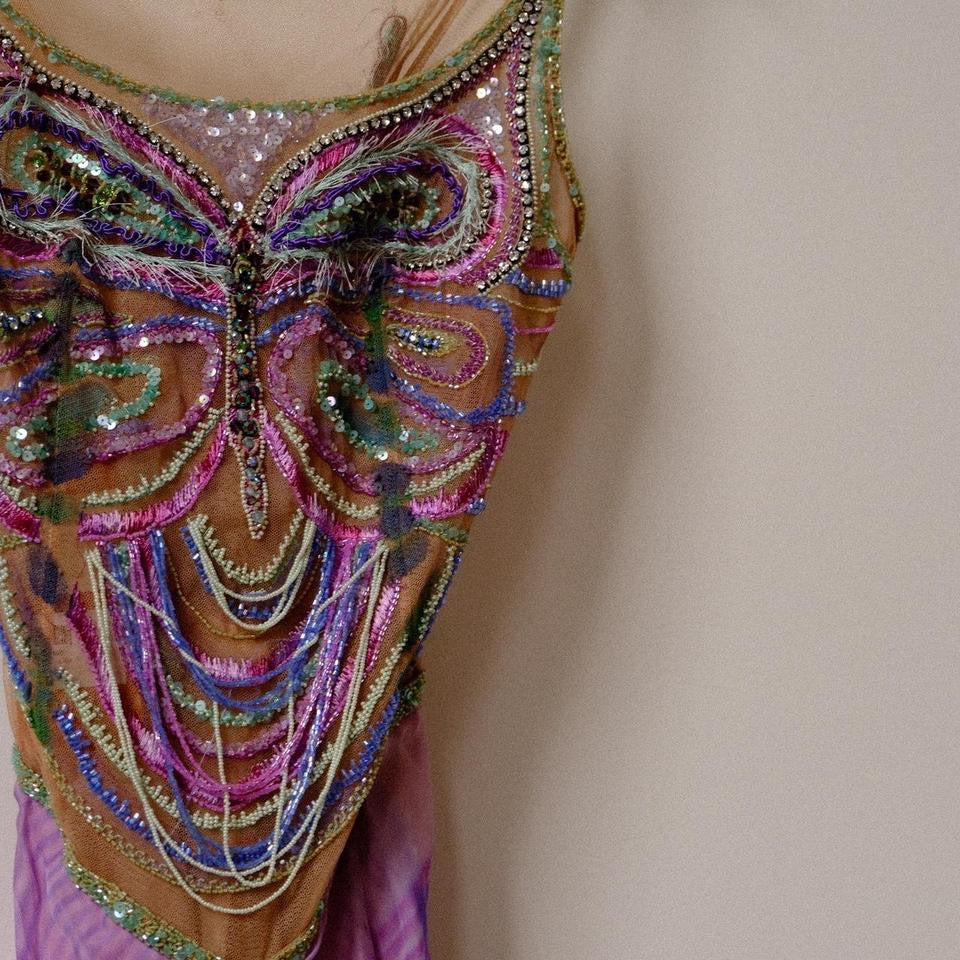 Butterfly evening gown (M)