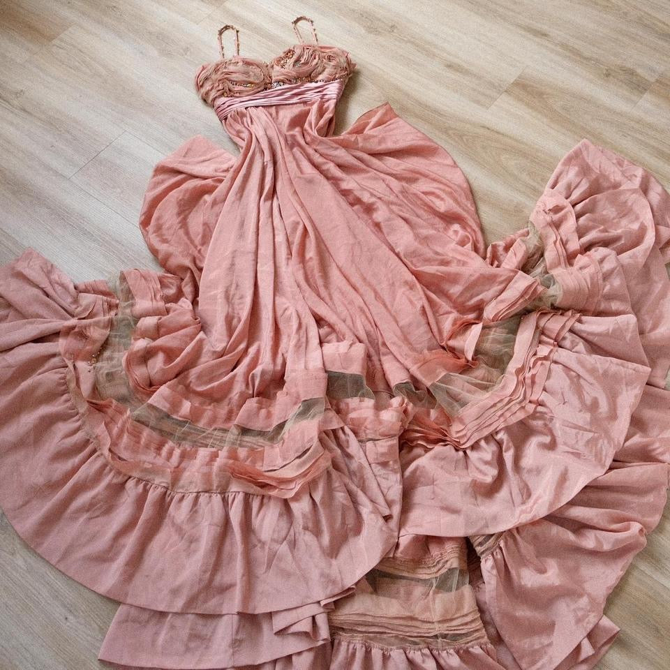 Blush rose evening gown (XS/S)