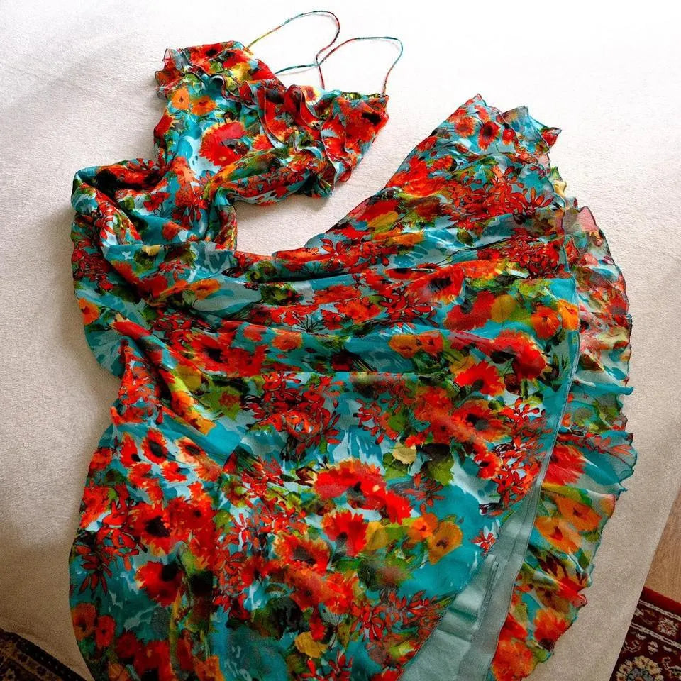 Garden bloom dress (M)