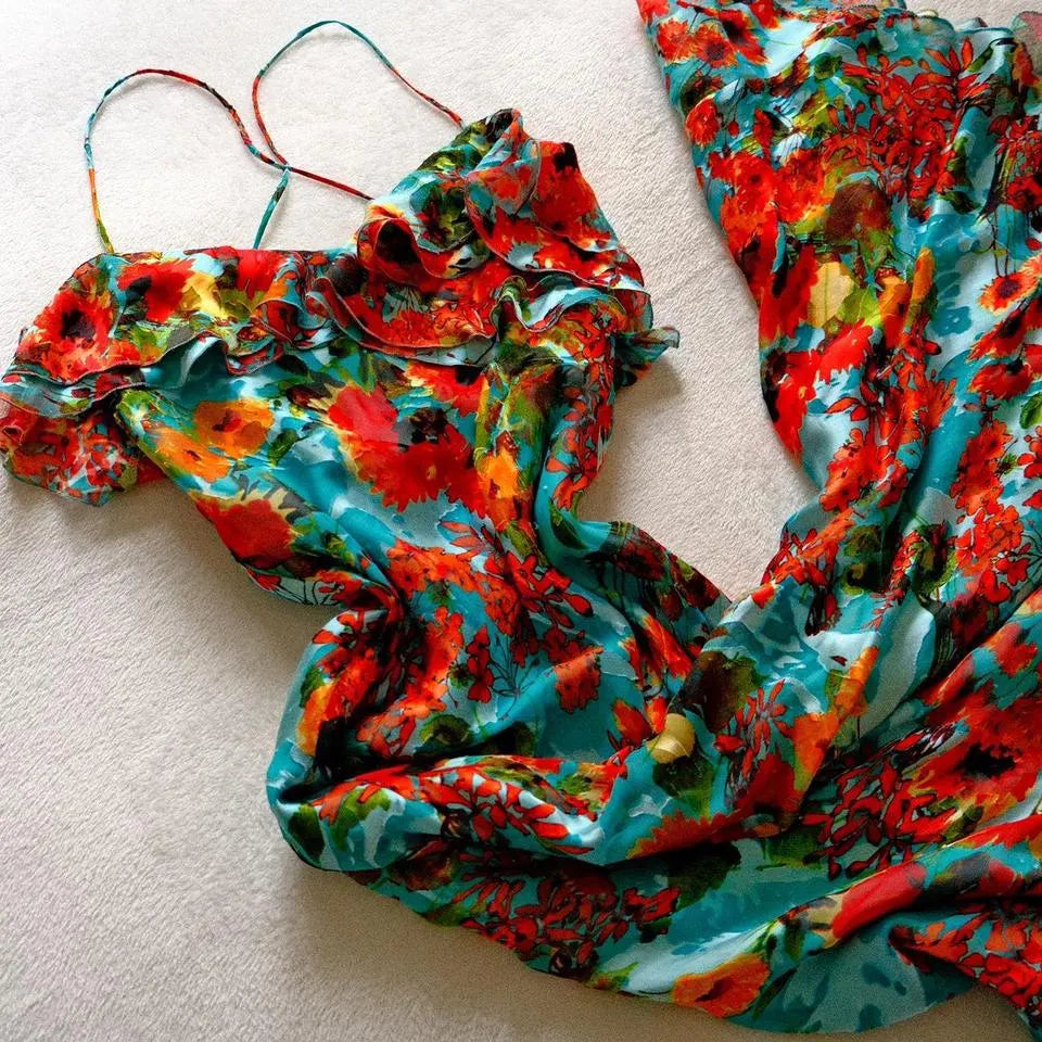 Garden bloom dress (M)