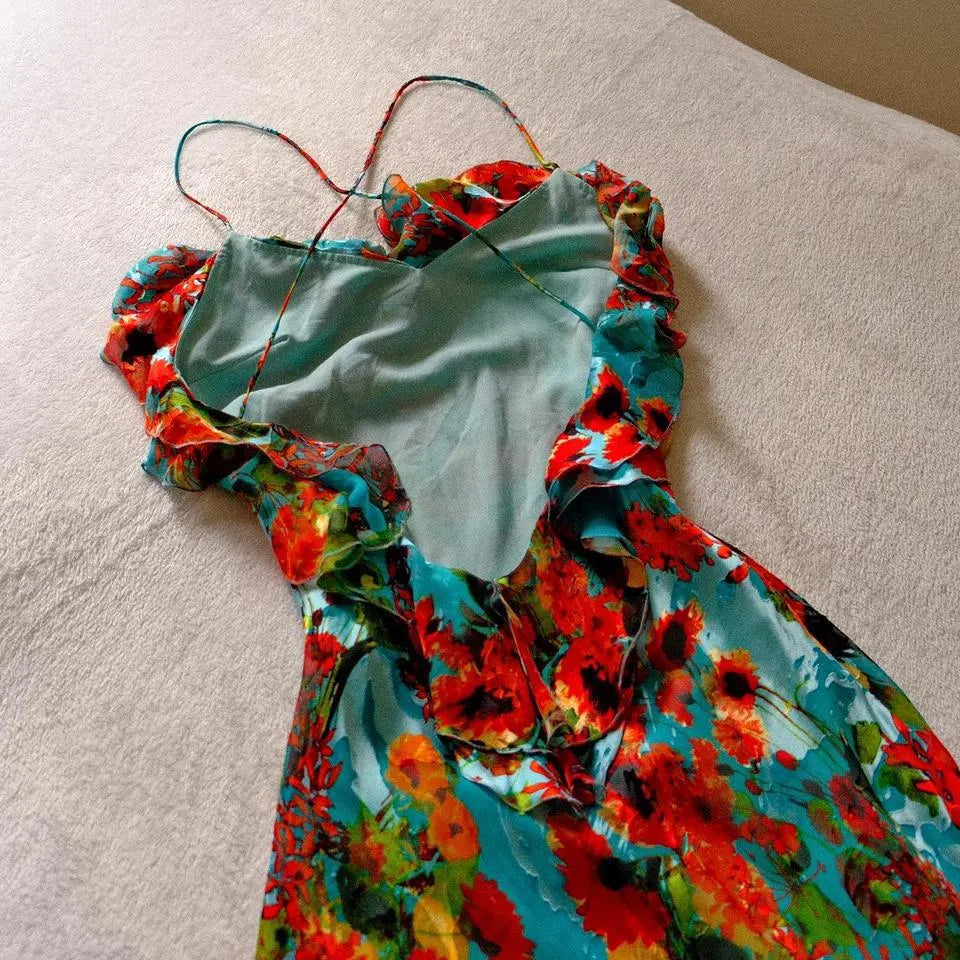 Garden bloom dress (M)