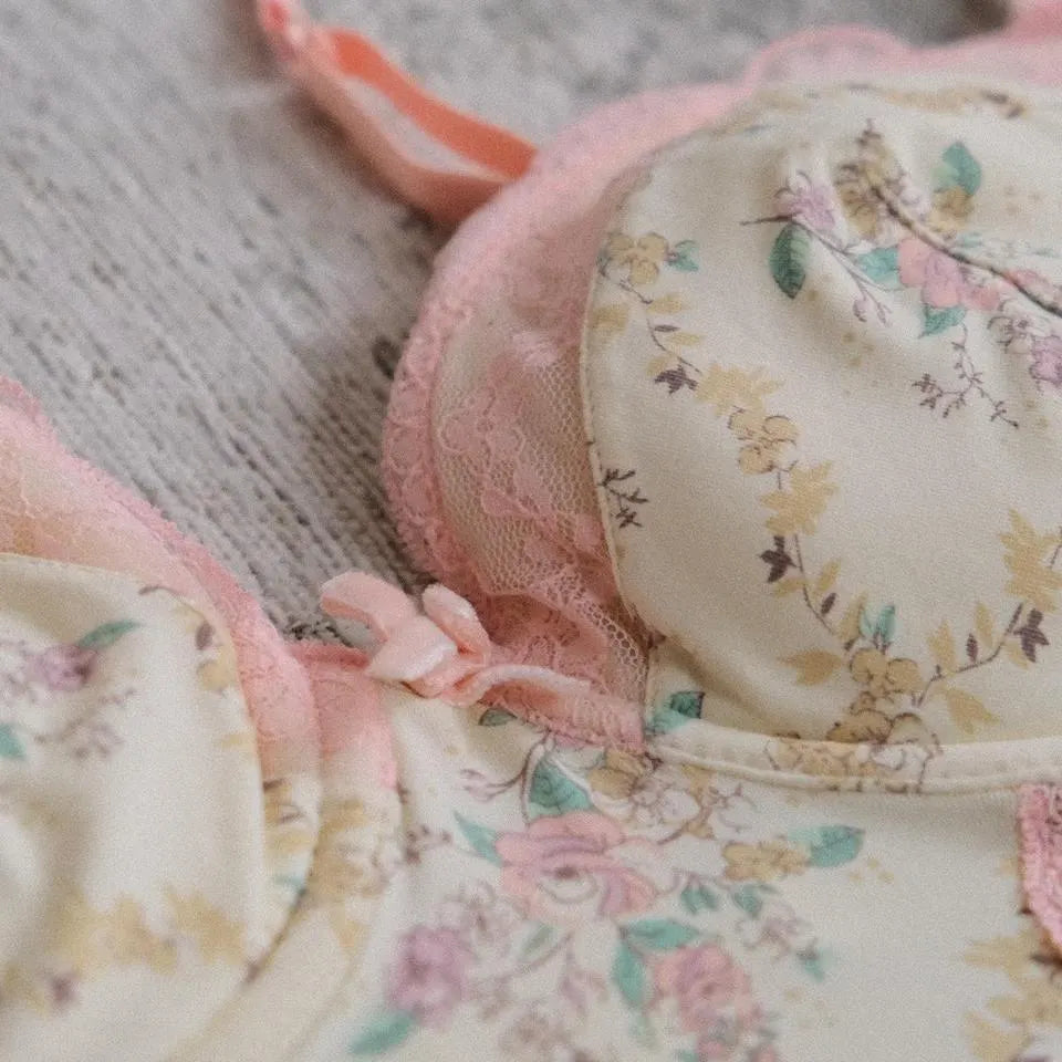 Dainty floral corset (75C/34C)