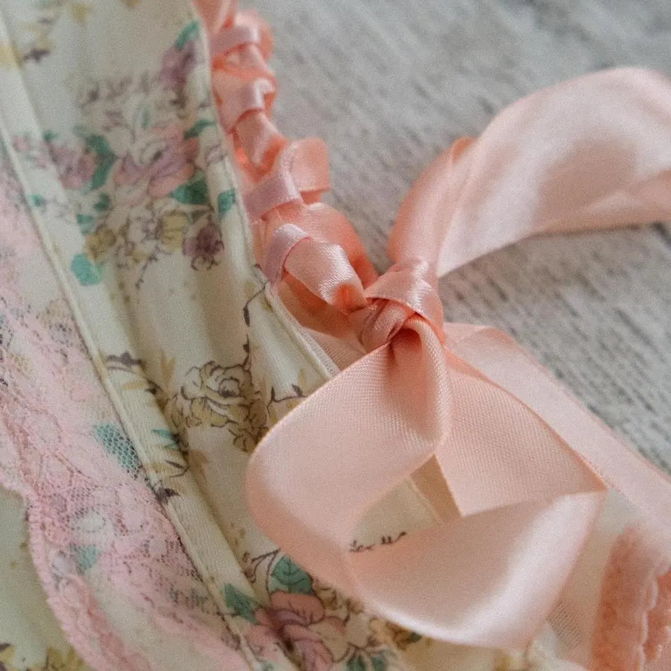 Dainty floral corset (75C/34C)