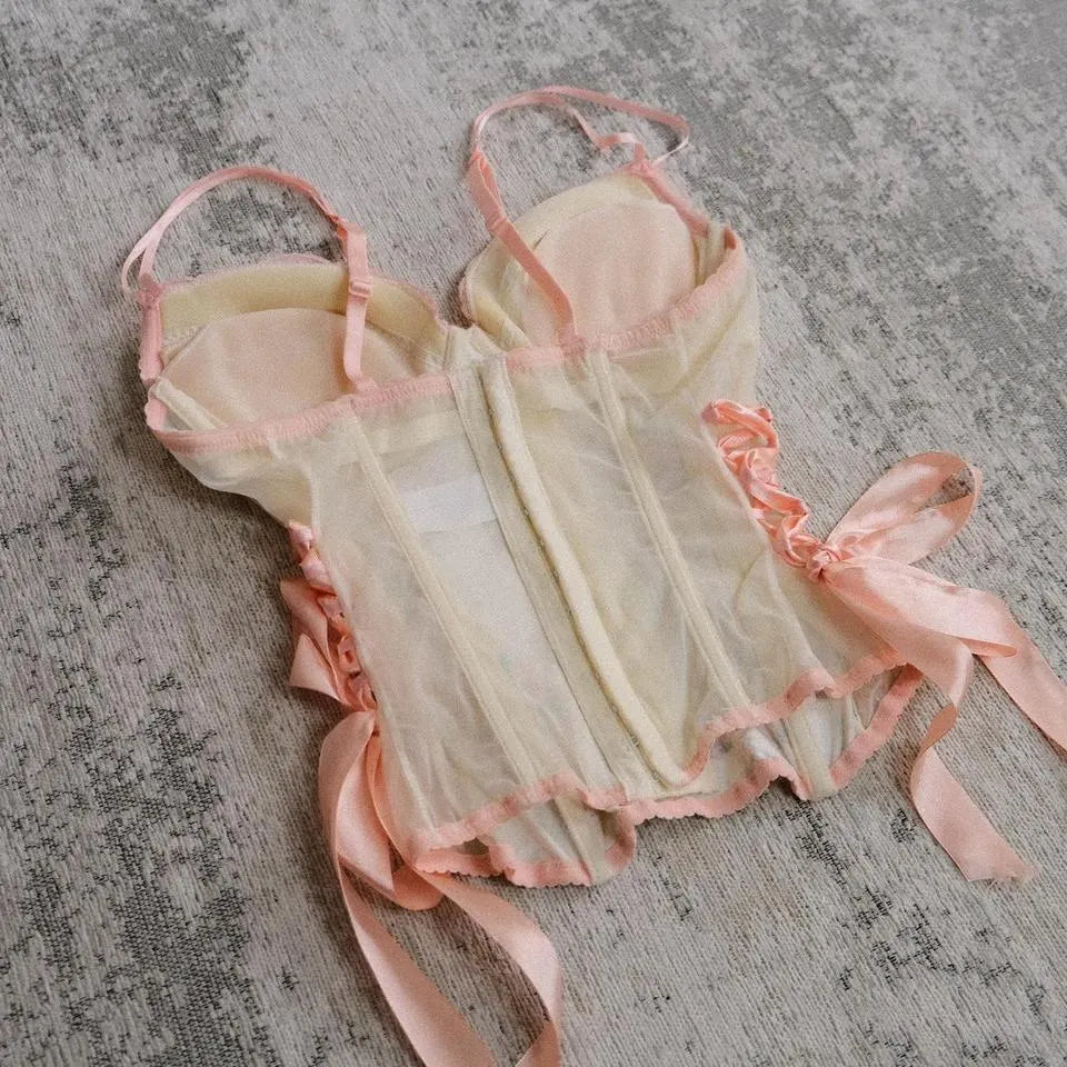 Dainty floral corset (75C/34C)