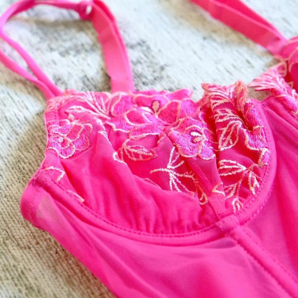 Magical garden lingerie set (S/M, B cup)