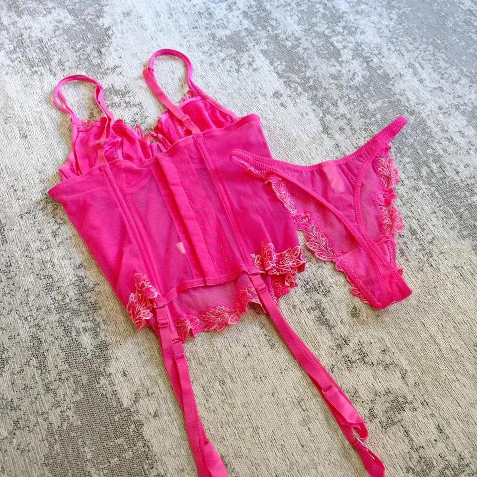 Magical garden lingerie set (S/M, B cup)