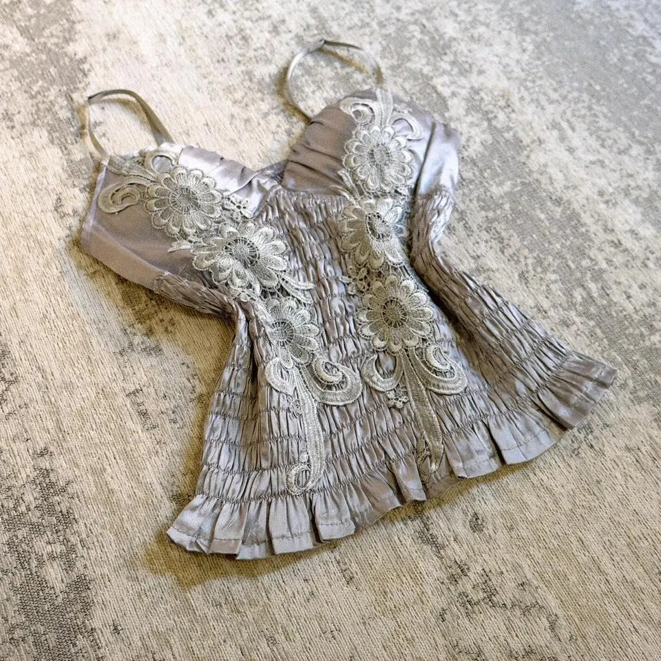 Moonlit ocean smog top (M, M/L)