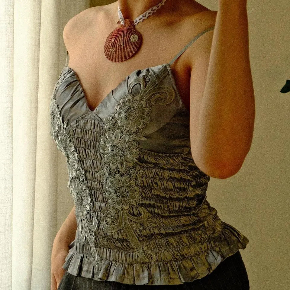 Moonlit ocean smog top (M, M/L)