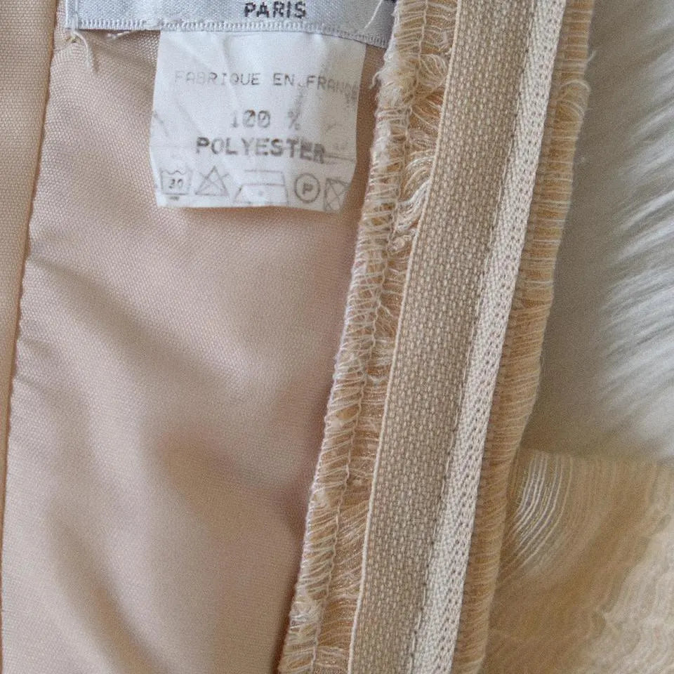 Delicate champaign flutter bustier (XS/S, S)