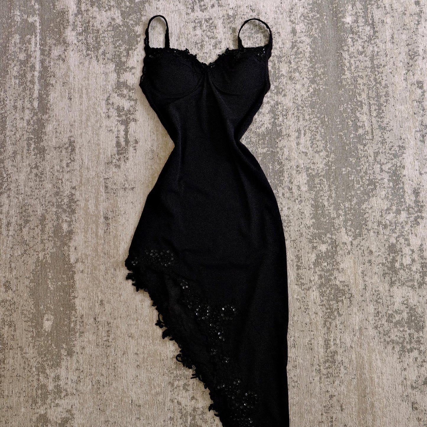 Mesh English designer dress (S, S/M)