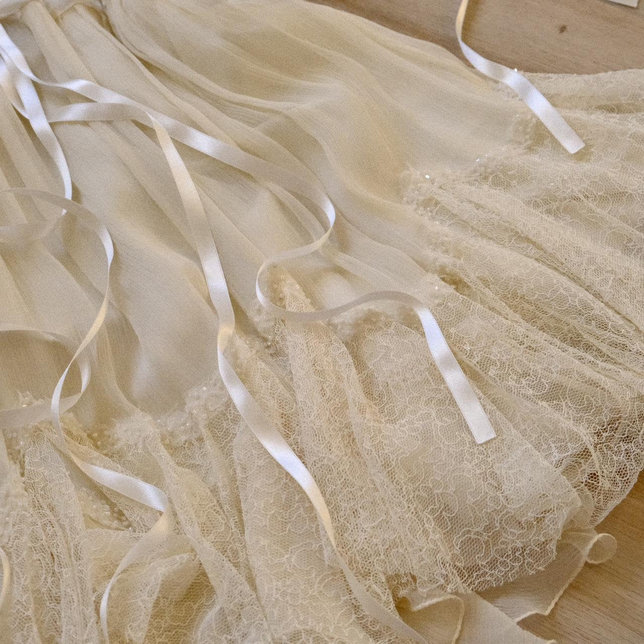 Delicate Bridal Fantasy dress (S/M, M)