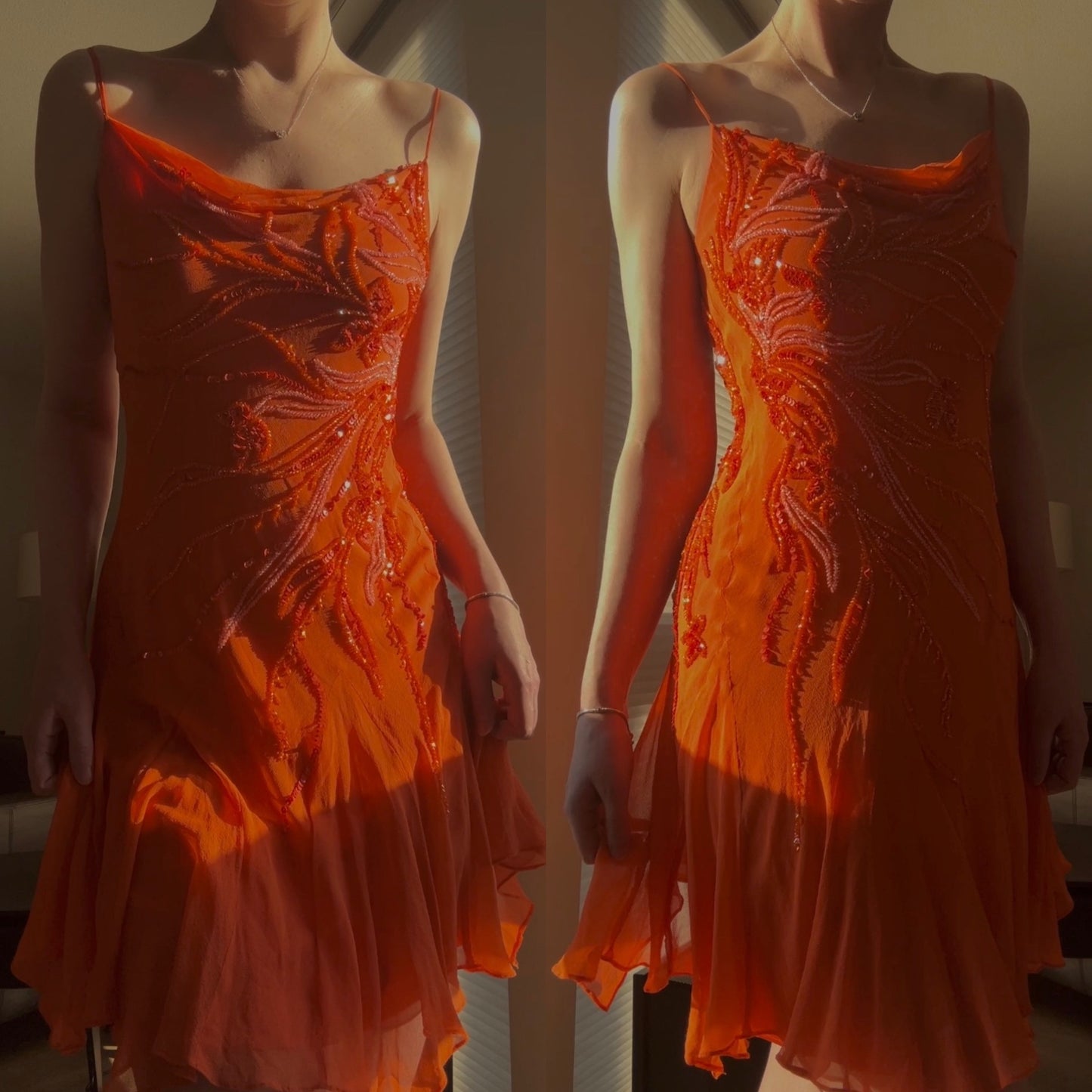 Vintage Citrus dress (S-M)