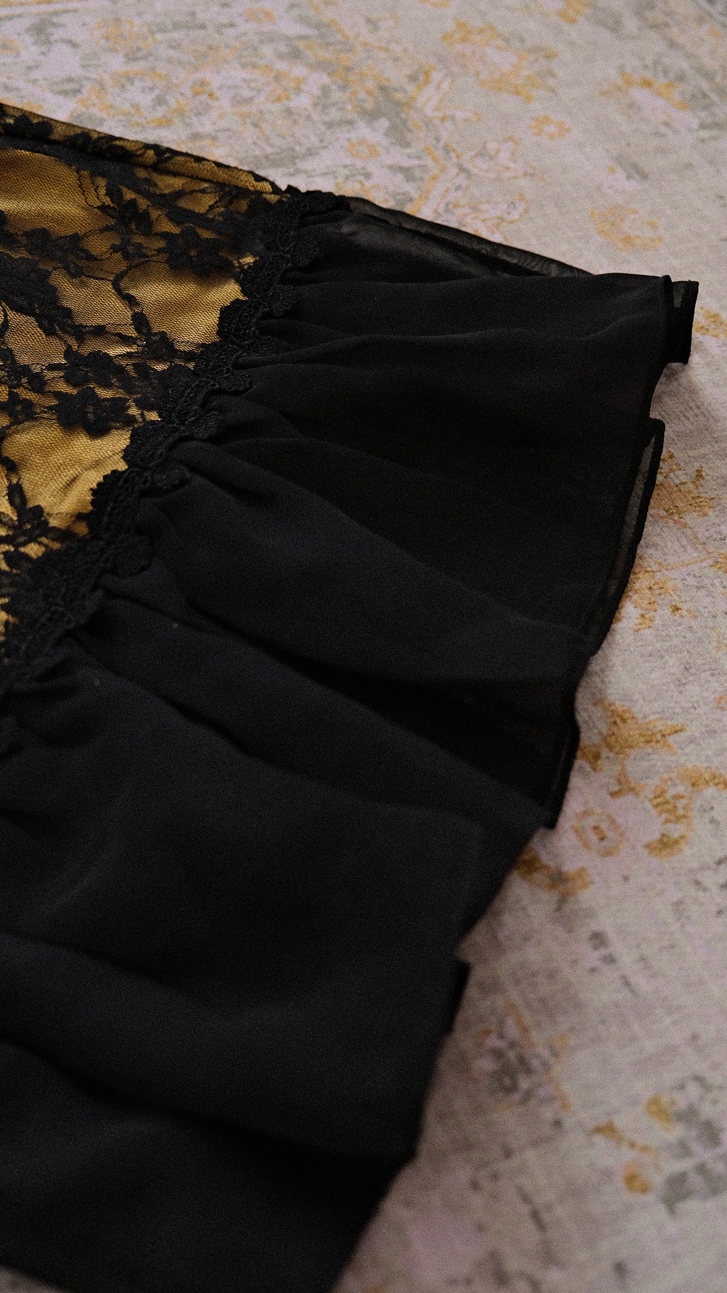 Vintage French corset dress (S)