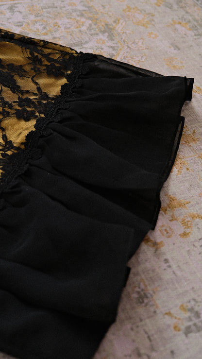 Vintage French corset dress (S)