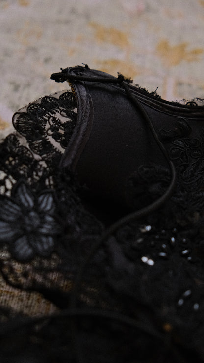 Vintage French corset dress (S)