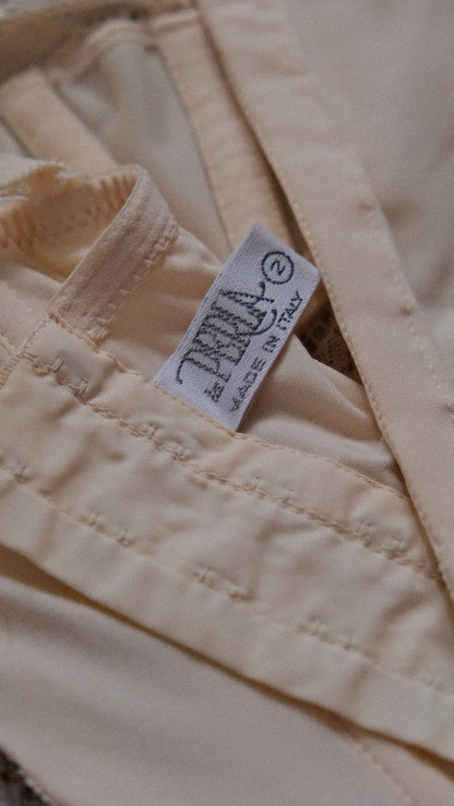 Vintage La Perla creme corset (75B/34B)