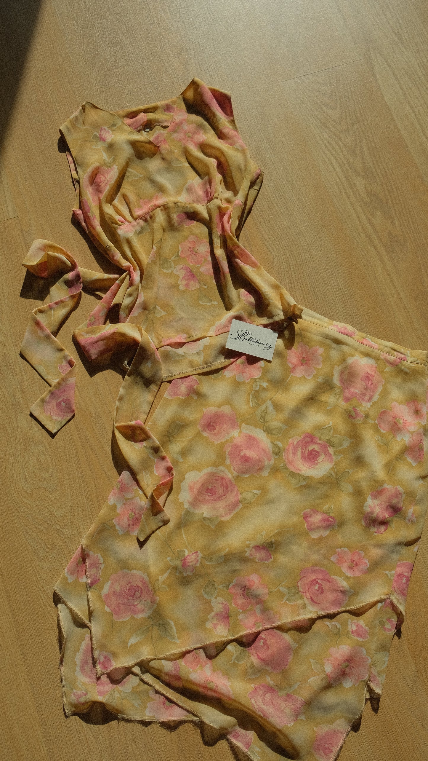 Vintage romance floral 2 piece set (S)